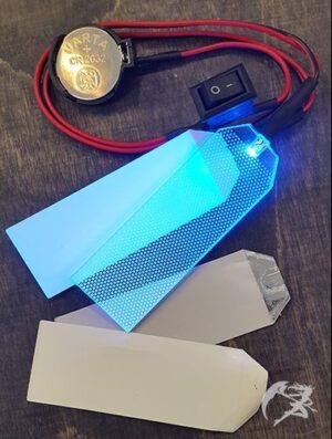 DIY LED Light Eyes Kits für 1: 1 Iron Man Helm Buntes Augenlicht Cosplay Zubehör