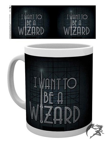 Fantastic Beasts Tasse I-want-to-be-a-Wizard