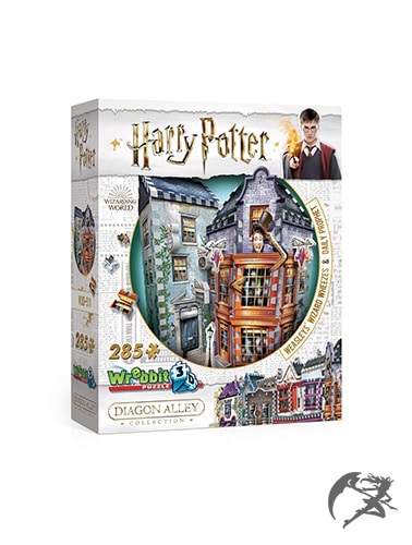 Harry Potter 3D Puzzle DAC Weasleys Zauberhafte Zauberscherze und Der Tagesprophet
