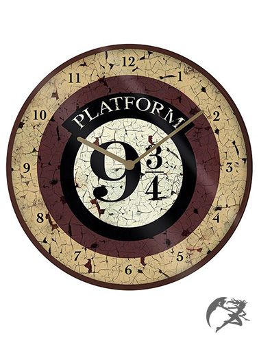 Harry Potter Platform 9 3/4 Wanduhr