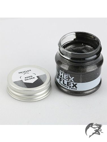 Hexflex Metallic Paint aged silver