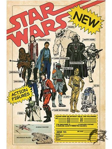 Star Wars Poster Actionfiguren