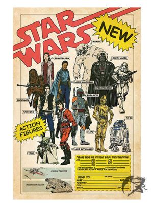 Star Wars Poster Actionfiguren