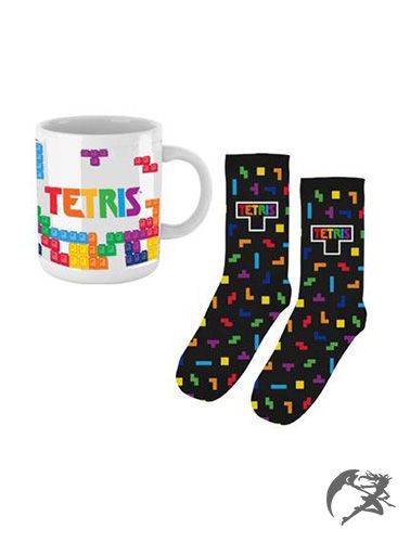 Tetris Tasse und Socken Set