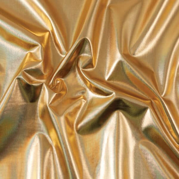 Cosplay Fabrics WYL24668 YH Mirror Foil Gold