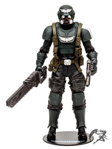 Warhammer 40k Darktide Actionfigur Veteran Guardsman 18 cm