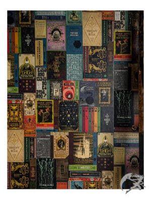 MinaLima Die Hogwartsbibliothek Tapete - Wallpaper/Mural - MinaLima