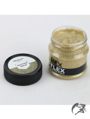 Hexflex Flexible Paint von Poly Props Glitter Gold