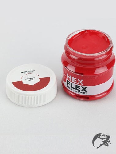 Hexflex Flexible Paint von Poly Props Hochglanzrot